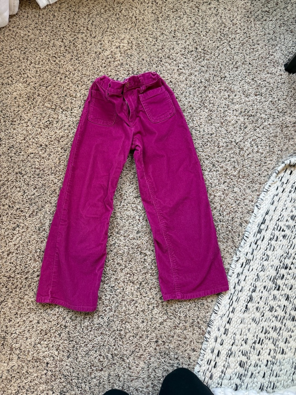 Crewcuts Girls Magenta Corduroy Jeans